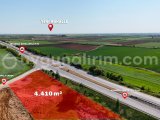 KIRKLARELİ MERKEZ KAVAKLI'DA ''E-5 CEPHELİ'' 4.410 m² ARAZİ !!